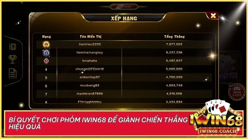 Quan sát, giữ bài rác thông minh và đánh lừa đối thủ để làm chủ ván bài và giành chiến thắng hiệu quả