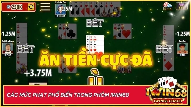 Móm có thể khiến bạn mất 4 lần tiền cược, còn ăn cây chốt cũng không nhẹ nhàng với mức phạt x4