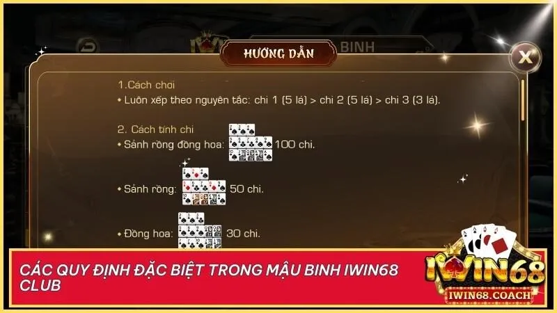 Khám phá quy định đặc biệt Mậu Binh tại Iwin68 – Thắng trắng, tránh phạt dễ dàng!