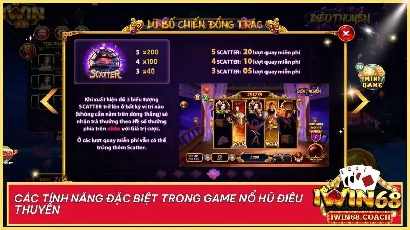 Khám phá các tính năng đặc biệt trong game nổ hũ Điêu Thuyền