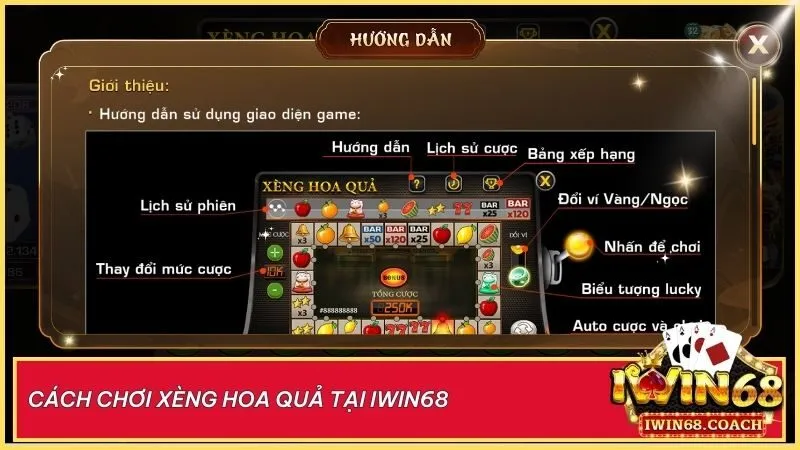Dễ dàng làm chủ Xèng Hoa Quả tại Iwin68 chỉ trong 5 bước