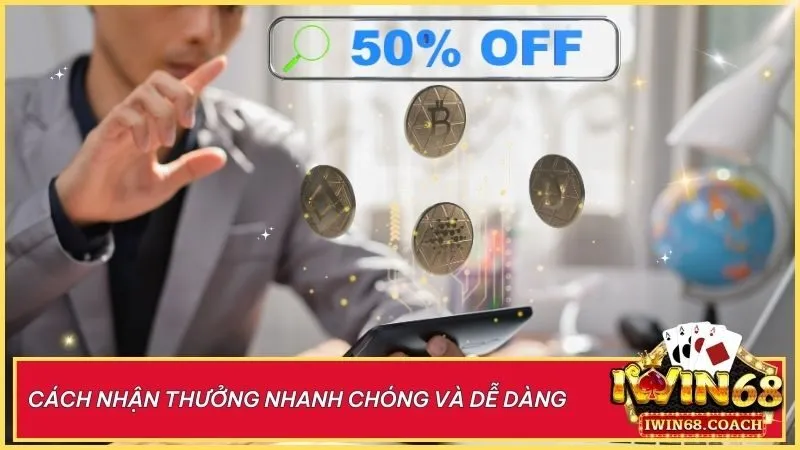 Tối ưu lợi nhuận với cách nhận thưởng đơn giản tại Iwin68
