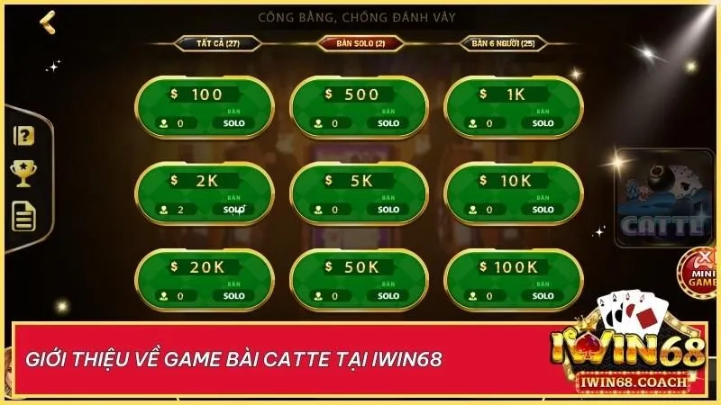 Trải nghiệm Catte đỉnh cao tại Iwin68! Chiến thuật đỉnh, giao diện mượt, cược đa dạng và bảo mật tuyệt đối