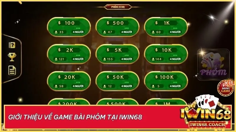 Khám phá game bài phỏm tại Iwin68 - nơi hội tụ trí tuệ, chiến thuật và trải nghiệm giải trí đỉnh cao