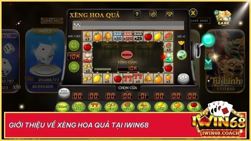 Tái hiện cảm giác slot truyền thống với Xèng Hoa Quả đẳng cấp từ Iwin68