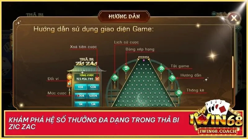 Tăng tốc thu nhập với các hệ số thưởng từ thấp đến cao trong Thả Bi Zic Zac
