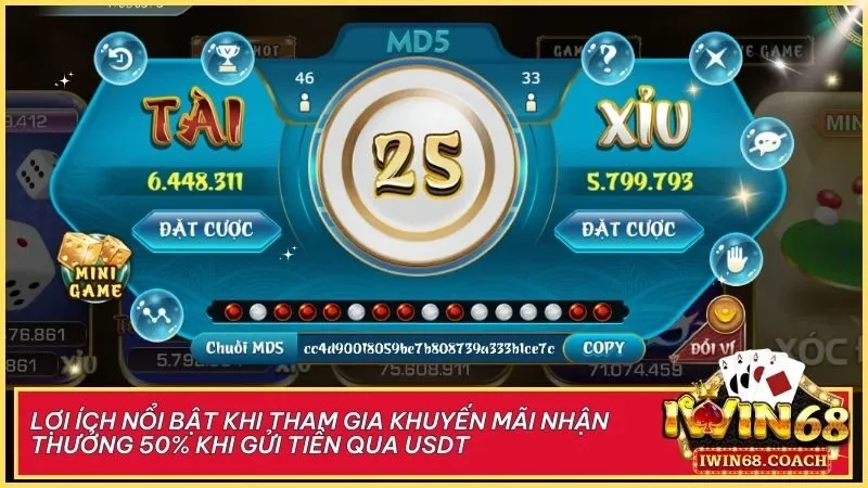 Gia tăng vốn, thắng lớn hơn với ưu đãi nhận thưởng 50% gửi tiền qua USDT