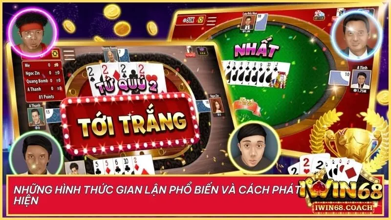 Các hình thức gian lận như xem bài, hack tiền, thay đổi bài hay dùng bot dễ bị phát hiện qua dấu hiệu bất thường