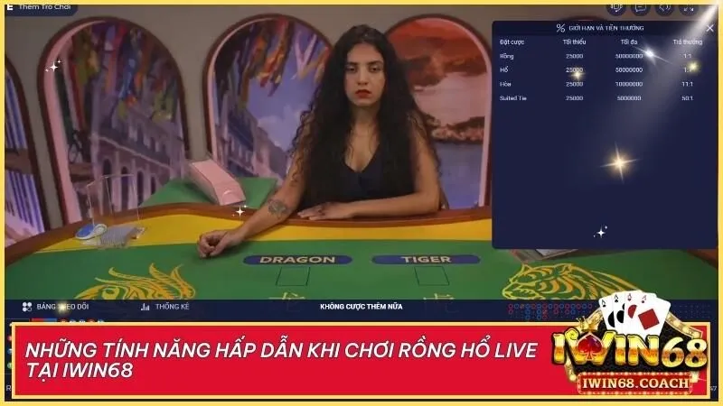 ồng Hổ Live tại Iwin68 thu hút người chơi với giao diện thân thiện, thống kê thời gian thực, cá cược tự động tiện lợi và hỗ trợ mượt mà trên mọi nền tảng