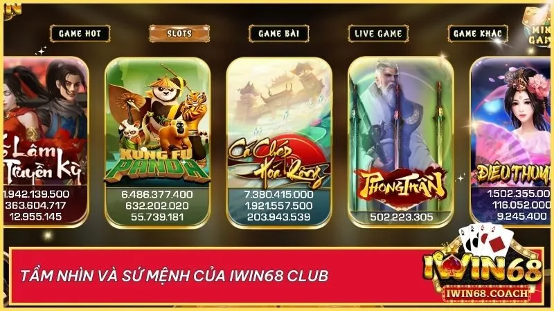 Iwin68 hướng tới trở thành hệ thống giải trí trực tuyến hàng đầu châu Á