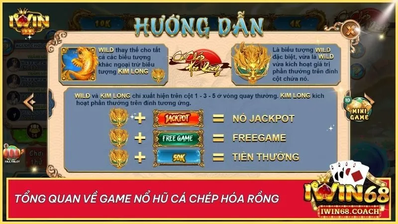 Khám phá không gian huyền bí cùng game nổ hũ Cá Chép Hóa Rồng tại Iwin68
