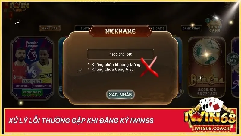 Giải pháp nhanh chóng cho mọi lỗi khi đăng ký Iwin68 – Trải nghiệm cá cược liền mạch và dễ dàng